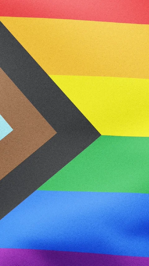 Rainbow flag background Stock Footage 276220100