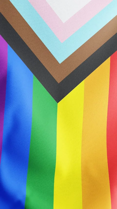 Rainbow flag background Stock Footage 276220103