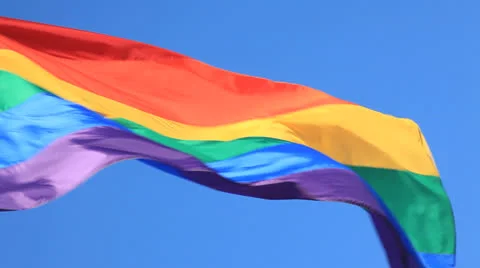 Rainbow Flag Stock Footage