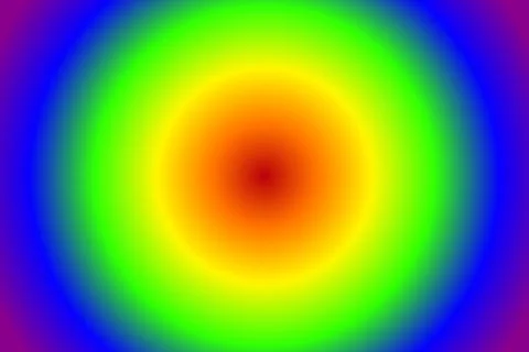 Rainbow flag gradation with round shape for lgbt Stock Illustration