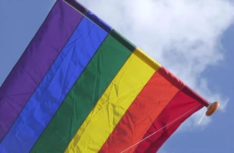 Rainbow flag Stock Photos