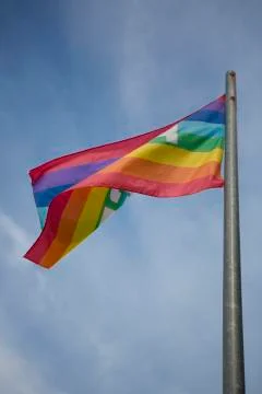 Rainbow flag Stock Photos