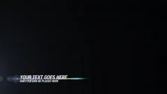 Rainbow Flare Animated Lower Third Title Bar Stock After Effects