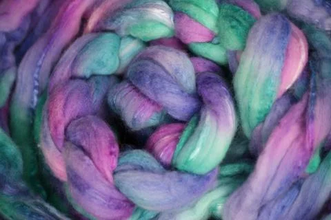 Rainbow fleece Stock Photos