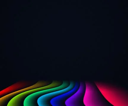Rainbow floor background Stock Illustration