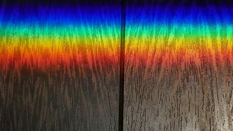 Rainbow on a floor. 스톡 동영상 116793708