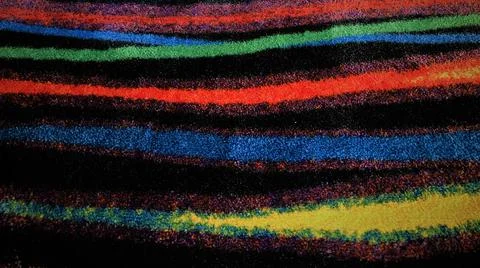 Rainbow on The Floor Stock Photos