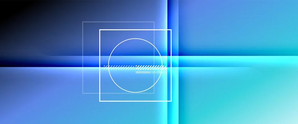 Rainbow fluid gradient background with abstract lines. Colorful geometric Illustrazione stock
