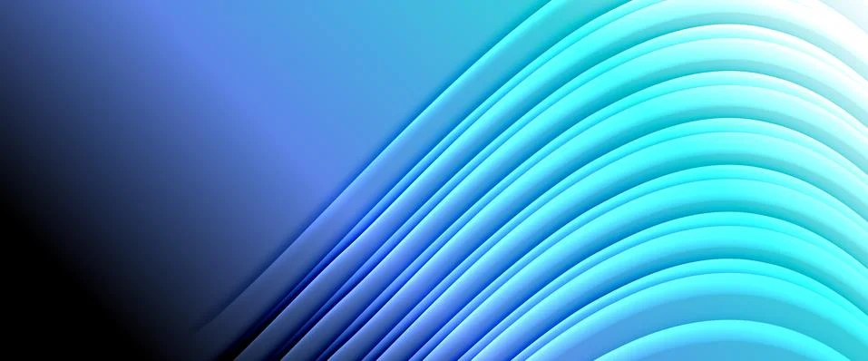 Rainbow fluid gradient background with abstract lines. Colorful geometric Stock Illustration