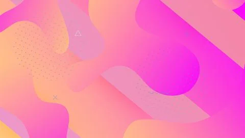 Rainbow Flyer. Flow Modern Design. Business Composition. Fluid B Stock Illustration