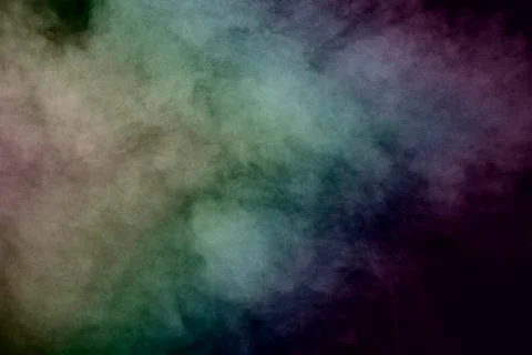Rainbow fog Stock Photos