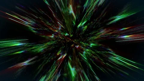Rainbow footage with bright rotating firework Stock Footage 121919830