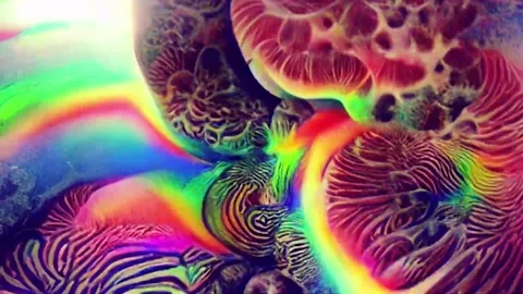 Rainbow FOREST Background Loop Background Loop 스톡 동영상 231542943