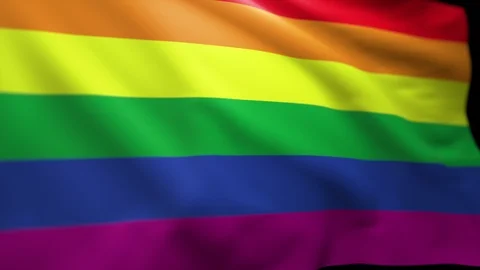 Rainbow Gay Pride Flag Background Seamle... | Stock Video | Pond5