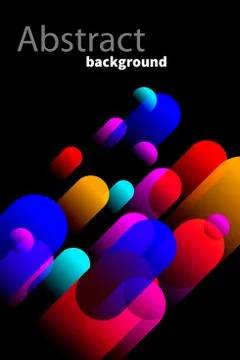 Rainbow geometric background Illustrazione stock