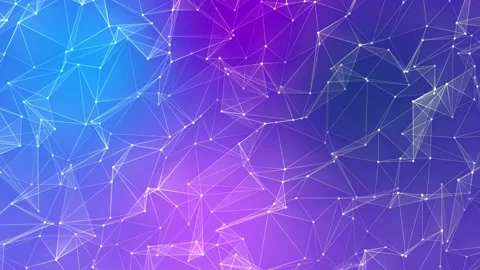 Rainbow Geometric Particles 02. Stock Footage 296095112