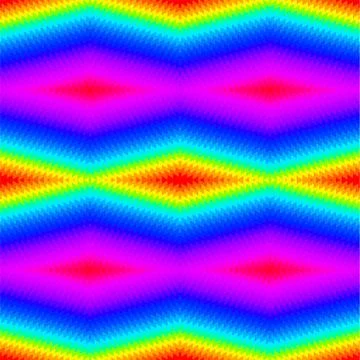Rainbow geometric tie dye seamless pattern Stock Illustration