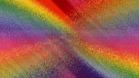 Rainbow Glitch Effect. Digital Animation. Damage Pixel Noise Error Stock Footage 159293909