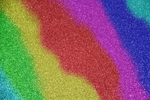 Rainbow Glitter Background 스톡 사진