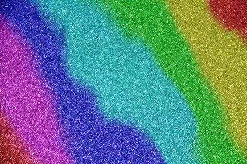 Rainbow Glitter Background Stock Photos
