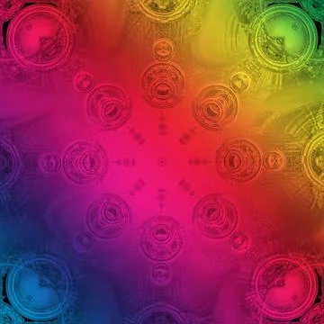 Rainbow gradient abstract background. 스톡 일러스트