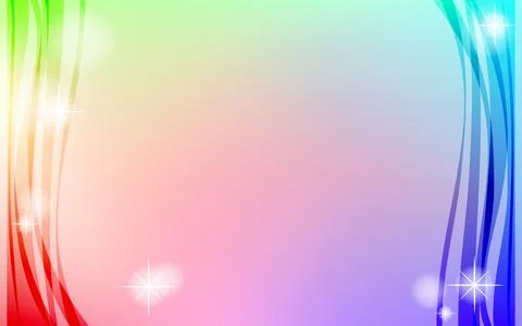 Rainbow gradient and glitter background illustration Illustrazione stock