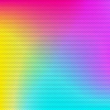 Rainbow gradient background with diamond shaped texture Stock Illustration