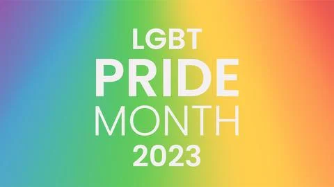 Rainbow gradient background. LGBT flag colors. Vector Stock Illustration