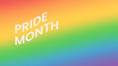 Rainbow gradient background. LGBT flag colors. Vector Stock-Illustration