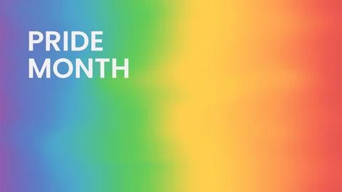 Rainbow gradient background. LGBT flag colors. Vector 库存插图