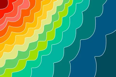 Rainbow gradient background for postcards Stock Illustration