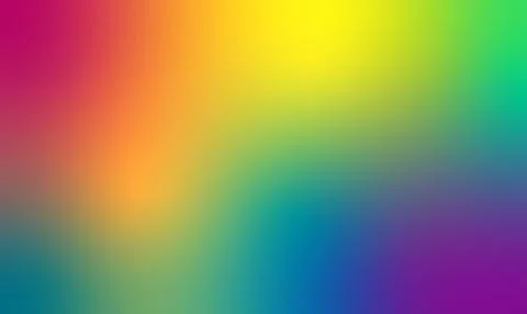Rainbow Gradient Background for Pride Month Celebration Stock Illustration