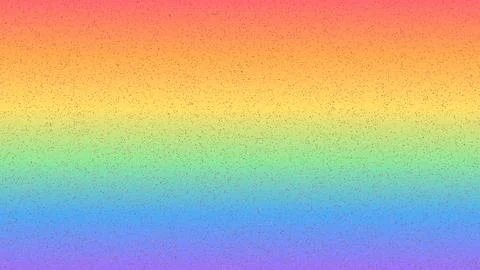 Rainbow gradient background with speckled texture Stock Illustration