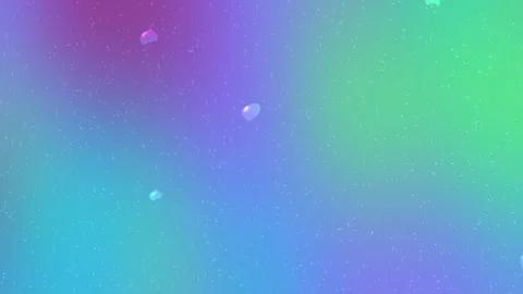 Rainbow Gradient with Floating Hearts – Dreamy Love Background Stock Footage 310639531