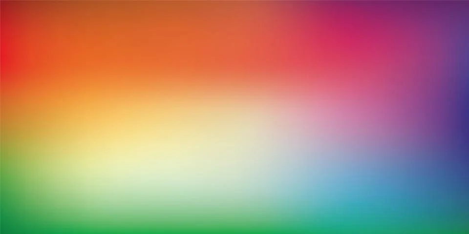 Rainbow Gradient Mesh Blurred Background Stock Illustration