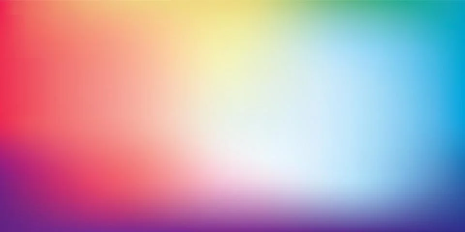 Rainbow Gradient Mesh Blurred Background Stock Illustration