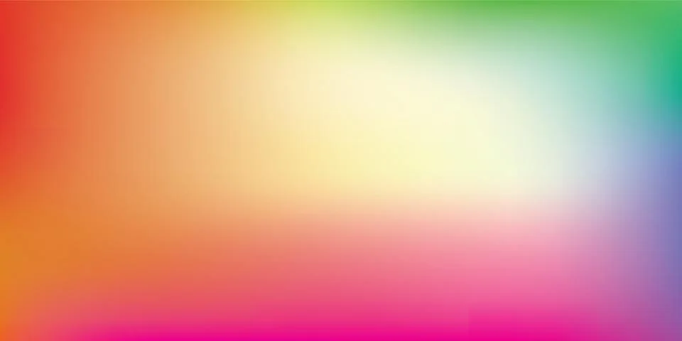 Rainbow Gradient Mesh Blurred Background Stock Illustration