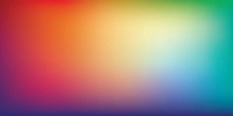 Rainbow Gradient Mesh Blurred Background Stock Illustration
