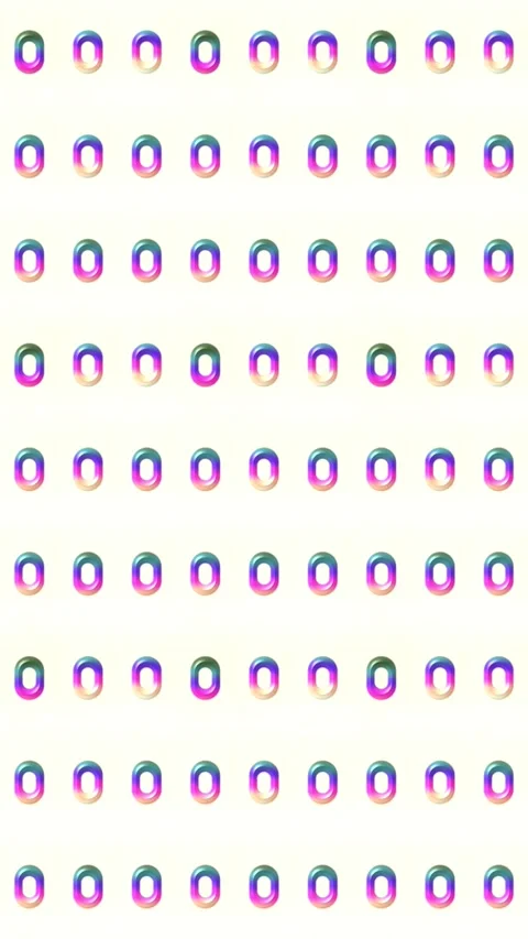 Rainbow gradient mini pills pattern on white Stock Footage 339424081