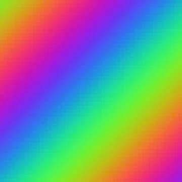 Rainbow gradient seamless background with smooth color transitions Stock Illustration