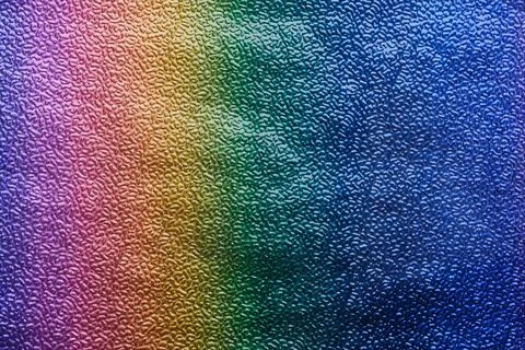 Rainbow gradient textural Background. Textured metallic paper or foil Foto stock