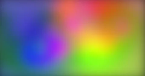 Rainbow gradient, video 10 seconds. Glow of several colors, movement of colors. Stock Footage 147842192