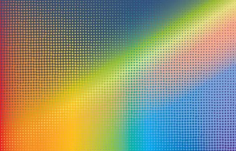 Rainbow halftone abstract background. Stock Illustration