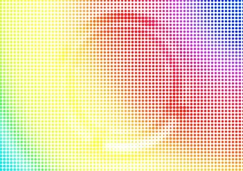Rainbow halftone abstract background Stock Illustration