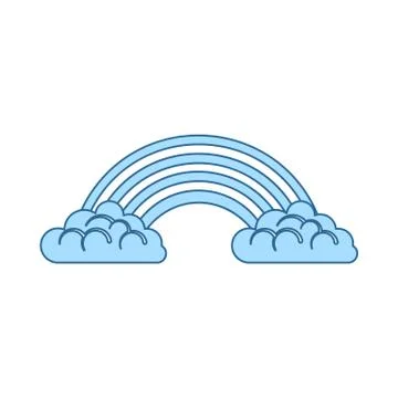 Rainbow Icon Stock Illustration