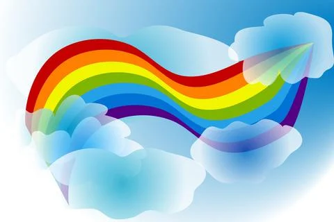 Rainbow icon 스톡 일러스트
