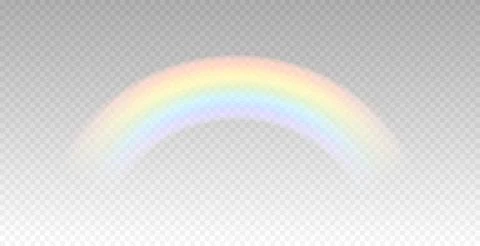 Rainbow icon, rainbow.Raindrops on transparent background. Storm with rain and 스톡 일러스트