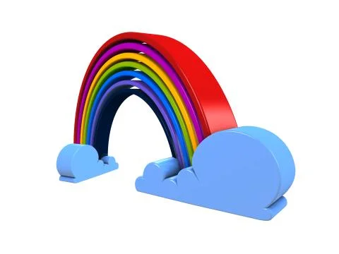 Rainbow Stock Illustration