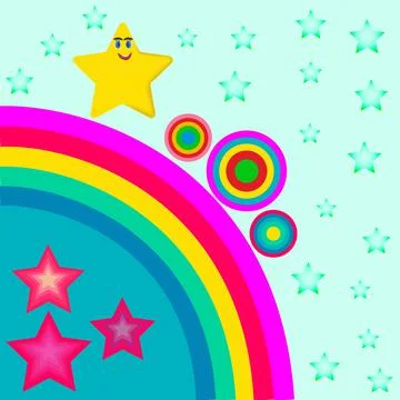 Rainbow Stock Illustration
