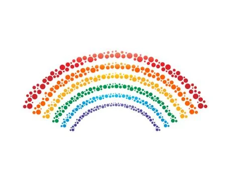 Rainbow illustration Stock Illustration
